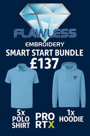 Flawless Embroidery Clothing Package – Only £137!